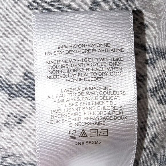 Express | Super Soft Essential Jersey Tee Snake in Ivory | Size Small - Picture 9 of 11